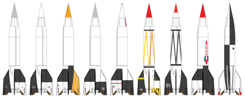 1/24 Scale V-2/A4 Plastic Model Assembly Kit